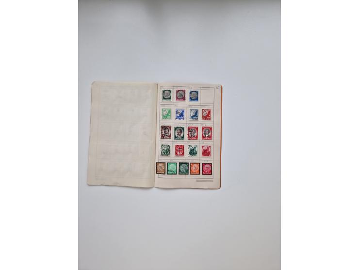 1900/1950(ca.), interessante Partie mit über 100 Briefen, dabei bessere, außerdem diverse alter Auswahlhefte, dabei teils Aus