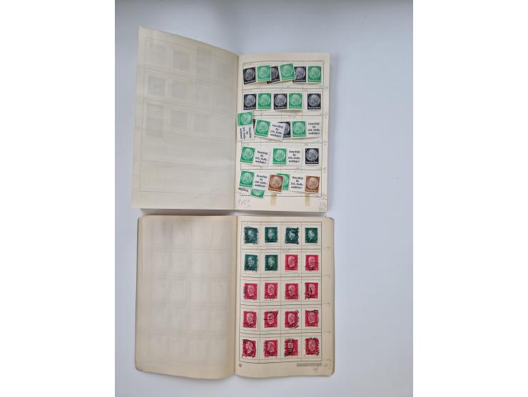 1900/1950(ca.), interessante Partie mit über 100 Briefen, dabei bessere, außerdem diverse alter Auswahlhefte, dabei teils Aus