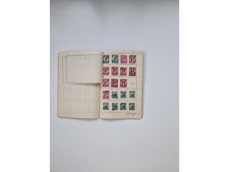 1900/1950(ca.), interessante Partie mit über 100 Briefen, dabei bessere, außerdem diverse alter Auswahlhefte, dabei teils Aus