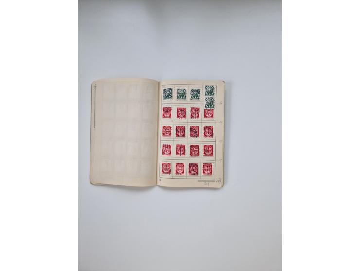 1900/1950(ca.), interessante Partie mit über 100 Briefen, dabei bessere, außerdem diverse alter Auswahlhefte, dabei teils Aus