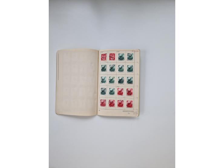 1900/1950(ca.), interessante Partie mit über 100 Briefen, dabei bessere, außerdem diverse alter Auswahlhefte, dabei teils Aus