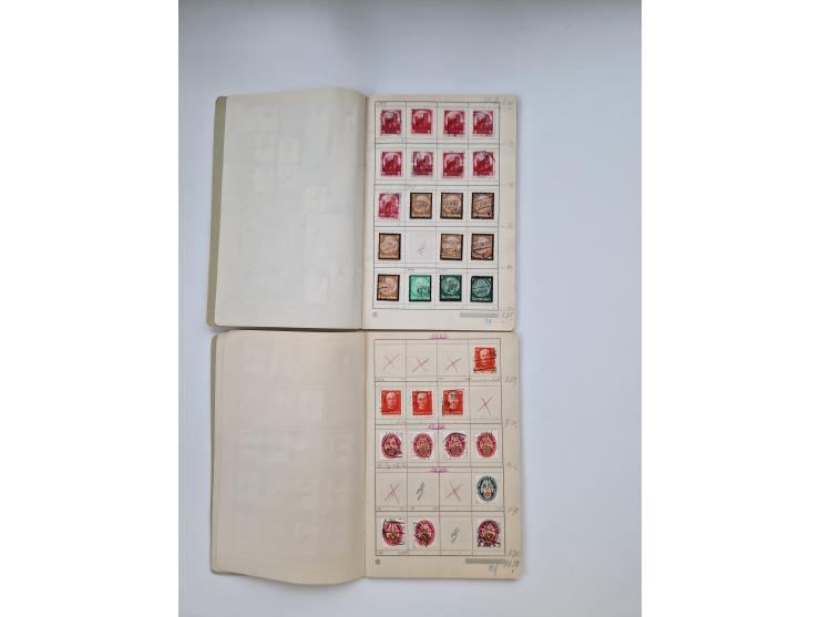 1900/1950(ca.), interessante Partie mit über 100 Briefen, dabei bessere, außerdem diverse alter Auswahlhefte, dabei teils Aus