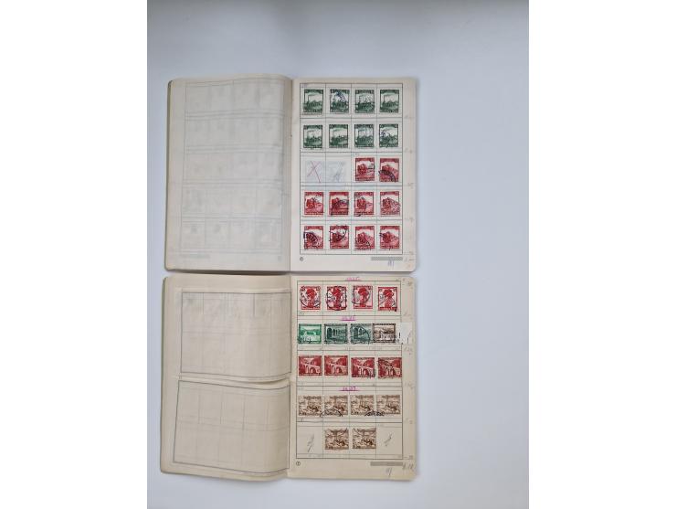 1900/1950(ca.), interessante Partie mit über 100 Briefen, dabei bessere, außerdem diverse alter Auswahlhefte, dabei teils Aus