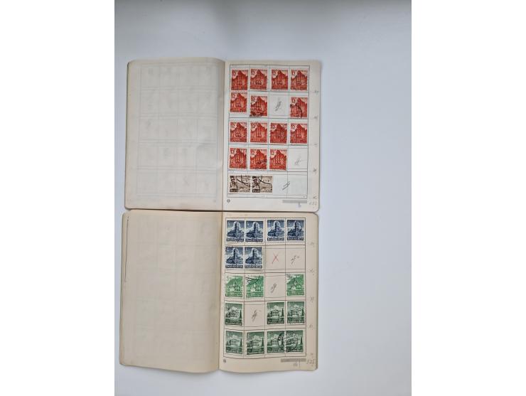 1900/1950(ca.), interessante Partie mit über 100 Briefen, dabei bessere, außerdem diverse alter Auswahlhefte, dabei teils Aus