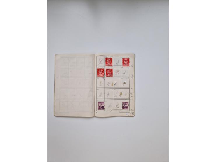 1900/1950(ca.), interessante Partie mit über 100 Briefen, dabei bessere, außerdem diverse alter Auswahlhefte, dabei teils Aus