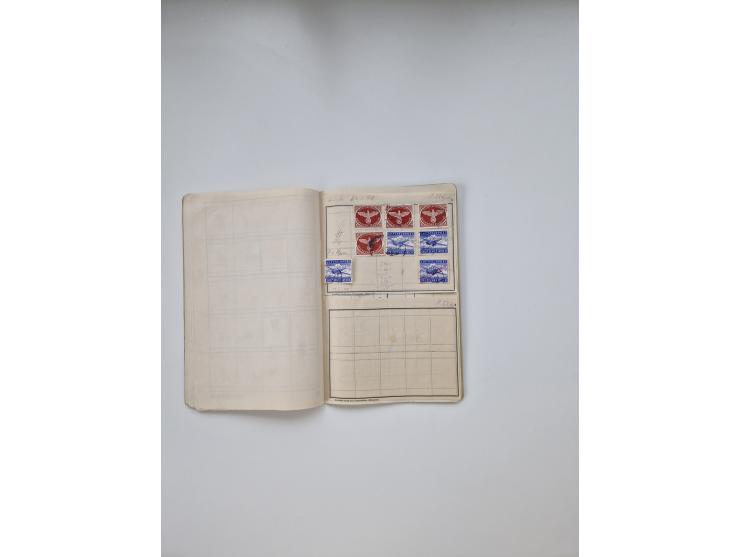 1900/1950(ca.), interessante Partie mit über 100 Briefen, dabei bessere, außerdem diverse alter Auswahlhefte, dabei teils Aus