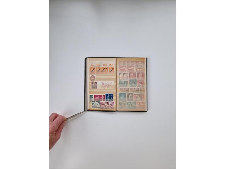 1900/1950(ca.), interessante Partie mit über 100 Briefen, dabei bessere, außerdem diverse alter Auswahlhefte, dabei teils Aus