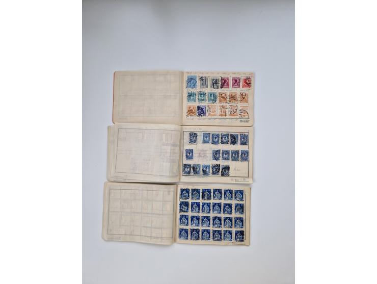 1900/1950(ca.), interessante Partie mit über 100 Briefen, dabei bessere, außerdem diverse alter Auswahlhefte, dabei teils Aus