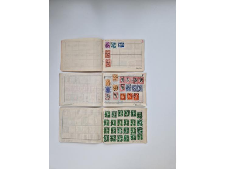 1900/1950(ca.), interessante Partie mit über 100 Briefen, dabei bessere, außerdem diverse alter Auswahlhefte, dabei teils Aus