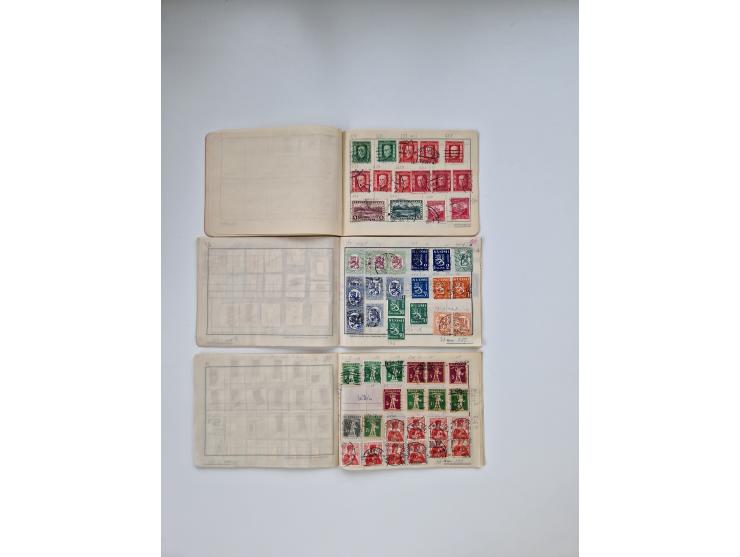 1900/1950(ca.), interessante Partie mit über 100 Briefen, dabei bessere, außerdem diverse alter Auswahlhefte, dabei teils Aus