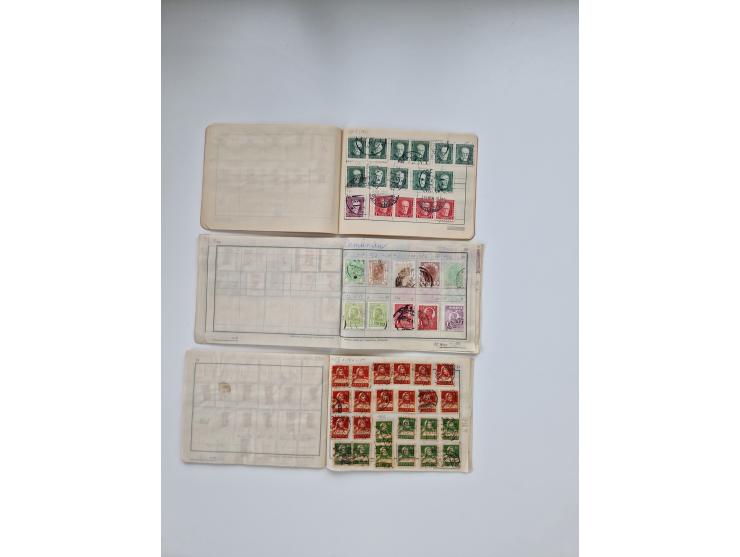 1900/1950(ca.), interessante Partie mit über 100 Briefen, dabei bessere, außerdem diverse alter Auswahlhefte, dabei teils Aus