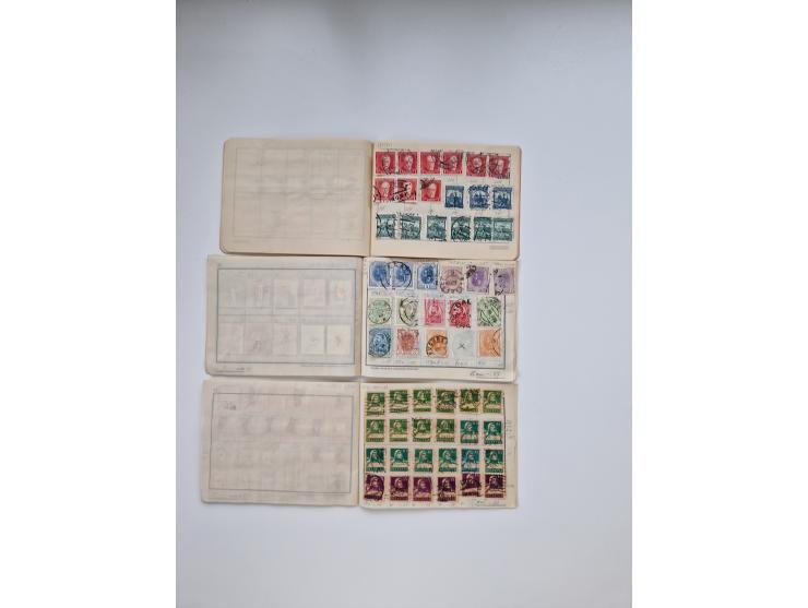 1900/1950(ca.), interessante Partie mit über 100 Briefen, dabei bessere, außerdem diverse alter Auswahlhefte, dabei teils Aus