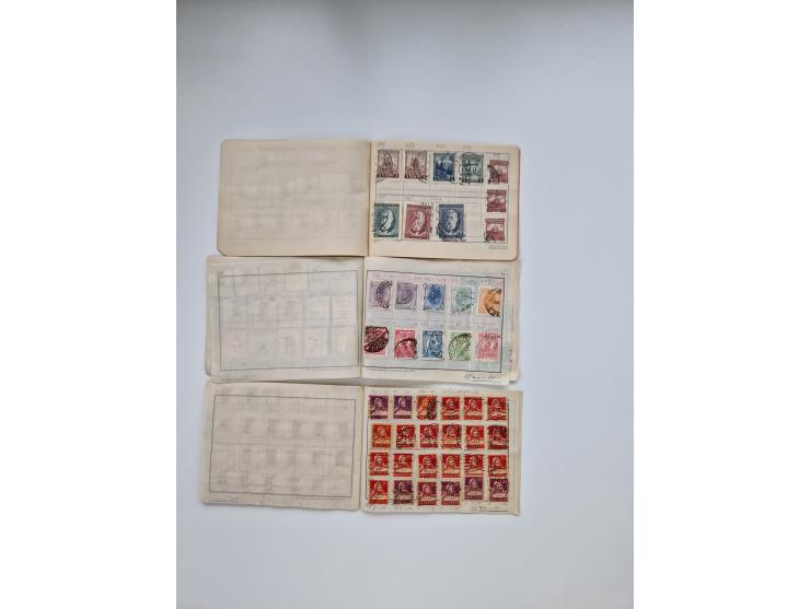 1900/1950(ca.), interessante Partie mit über 100 Briefen, dabei bessere, außerdem diverse alter Auswahlhefte, dabei teils Aus