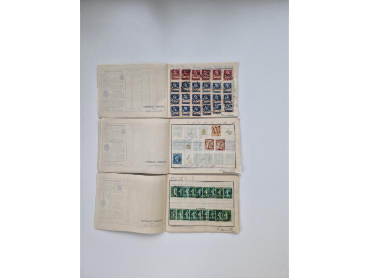 1900/1950(ca.), interessante Partie mit über 100 Briefen, dabei bessere, außerdem diverse alter Auswahlhefte, dabei teils Aus