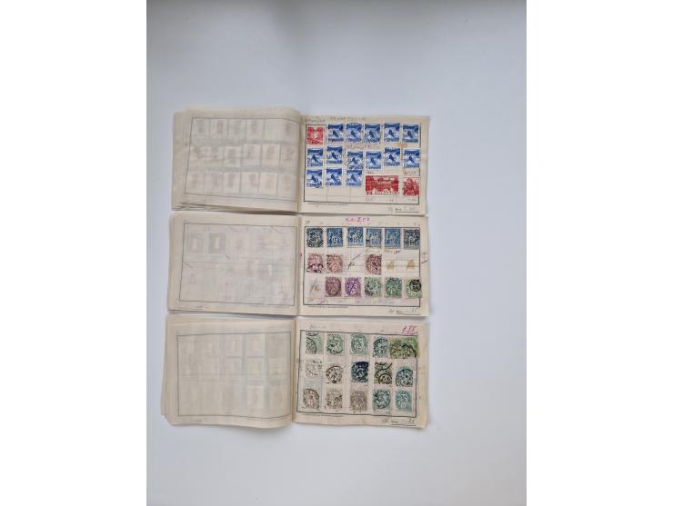 1900/1950(ca.), interessante Partie mit über 100 Briefen, dabei bessere, außerdem diverse alter Auswahlhefte, dabei teils Aus