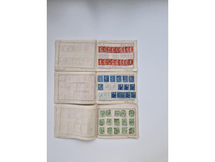 1900/1950(ca.), interessante Partie mit über 100 Briefen, dabei bessere, außerdem diverse alter Auswahlhefte, dabei teils Aus