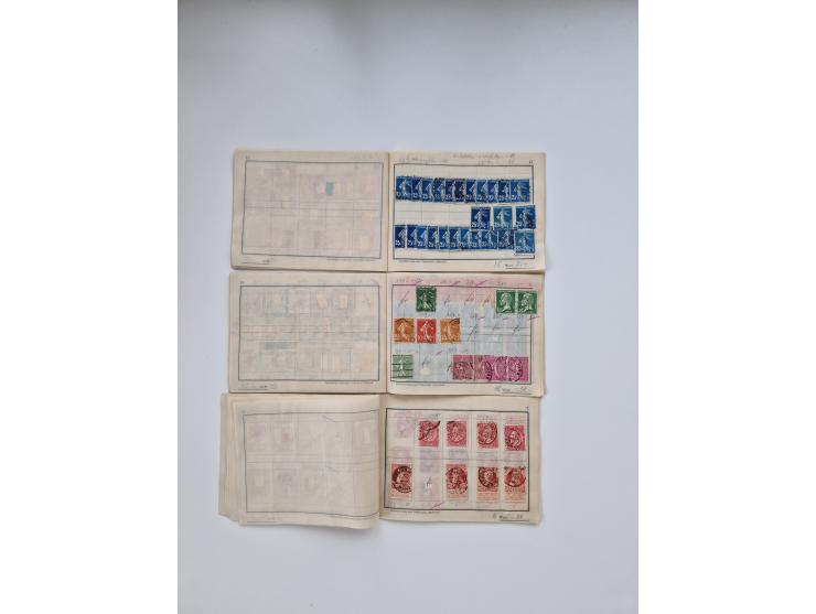 1900/1950(ca.), interessante Partie mit über 100 Briefen, dabei bessere, außerdem diverse alter Auswahlhefte, dabei teils Aus