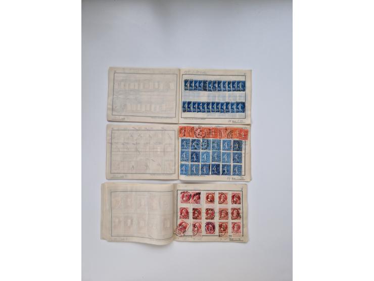 1900/1950(ca.), interessante Partie mit über 100 Briefen, dabei bessere, außerdem diverse alter Auswahlhefte, dabei teils Aus