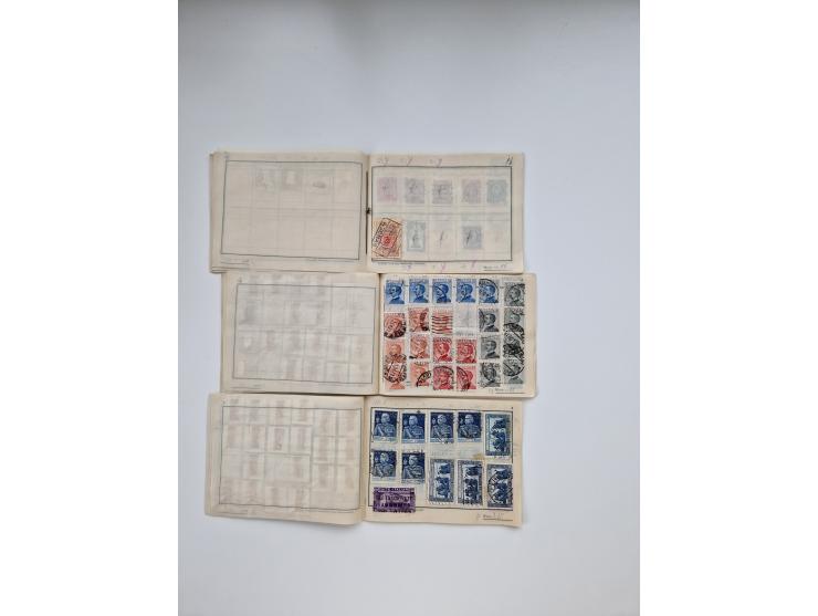 1900/1950(ca.), interessante Partie mit über 100 Briefen, dabei bessere, außerdem diverse alter Auswahlhefte, dabei teils Aus