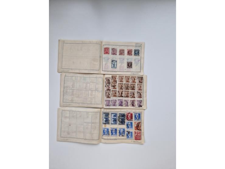 1900/1950(ca.), interessante Partie mit über 100 Briefen, dabei bessere, außerdem diverse alter Auswahlhefte, dabei teils Aus