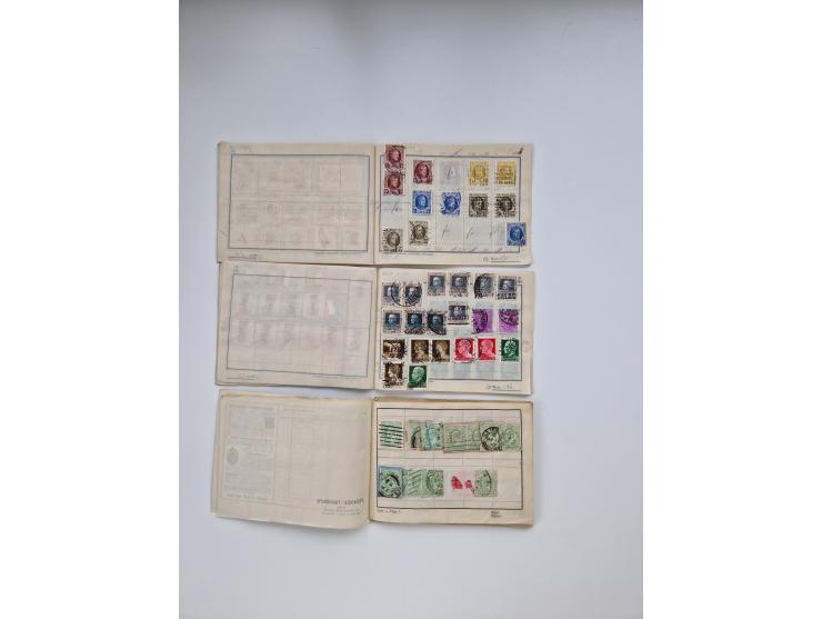 1900/1950(ca.), interessante Partie mit über 100 Briefen, dabei bessere, außerdem diverse alter Auswahlhefte, dabei teils Aus