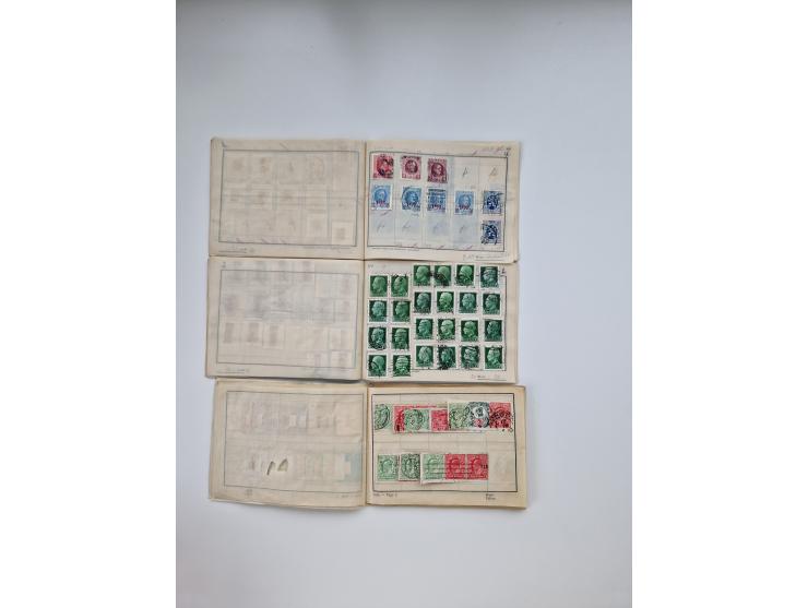 1900/1950(ca.), interessante Partie mit über 100 Briefen, dabei bessere, außerdem diverse alter Auswahlhefte, dabei teils Aus