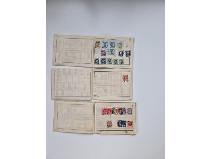 1900/1950(ca.), interessante Partie mit über 100 Briefen, dabei bessere, außerdem diverse alter Auswahlhefte, dabei teils Aus