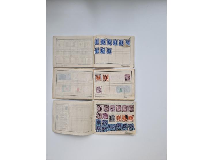 1900/1950(ca.), interessante Partie mit über 100 Briefen, dabei bessere, außerdem diverse alter Auswahlhefte, dabei teils Aus