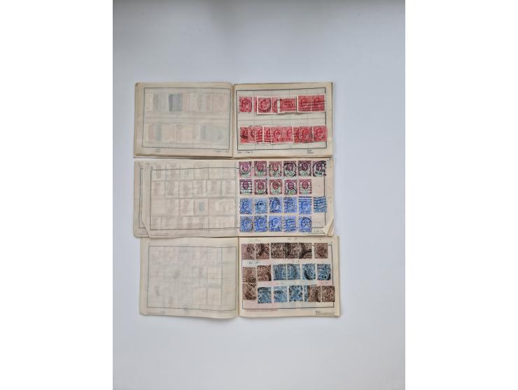 1900/1950(ca.), interessante Partie mit über 100 Briefen, dabei bessere, außerdem diverse alter Auswahlhefte, dabei teils Aus