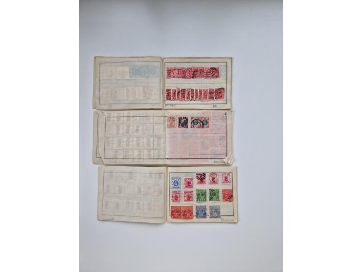 1900/1950(ca.), interessante Partie mit über 100 Briefen, dabei bessere, außerdem diverse alter Auswahlhefte, dabei teils Aus