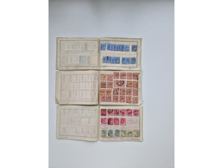 1900/1950(ca.), interessante Partie mit über 100 Briefen, dabei bessere, außerdem diverse alter Auswahlhefte, dabei teils Aus