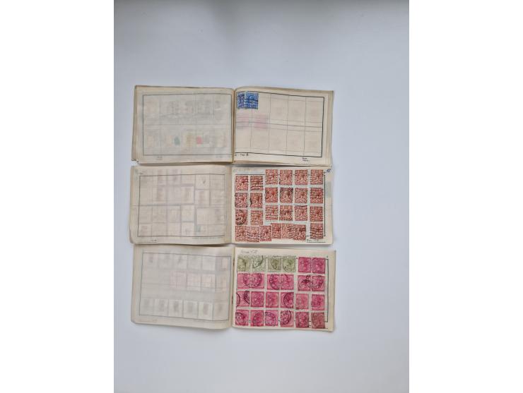 1900/1950(ca.), interessante Partie mit über 100 Briefen, dabei bessere, außerdem diverse alter Auswahlhefte, dabei teils Aus