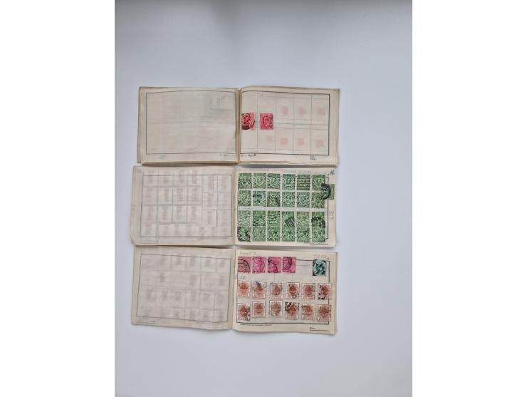 1900/1950(ca.), interessante Partie mit über 100 Briefen, dabei bessere, außerdem diverse alter Auswahlhefte, dabei teils Aus