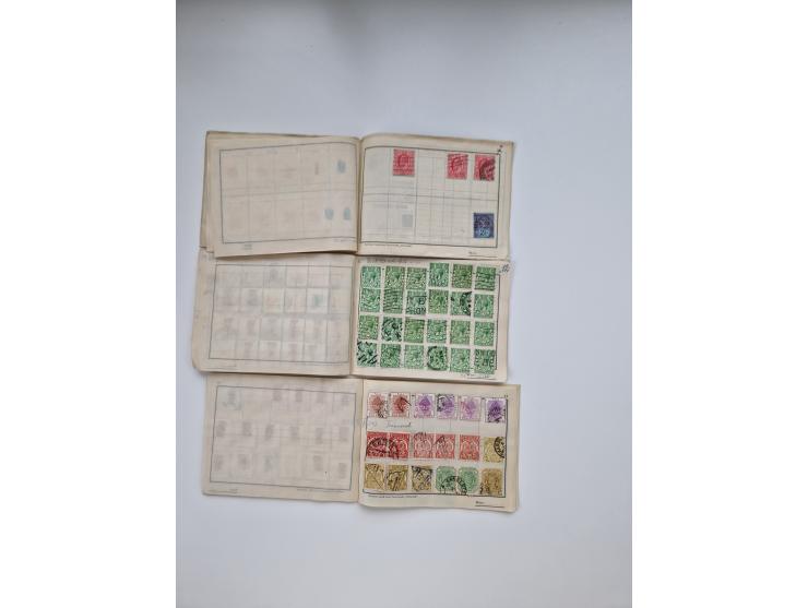 1900/1950(ca.), interessante Partie mit über 100 Briefen, dabei bessere, außerdem diverse alter Auswahlhefte, dabei teils Aus