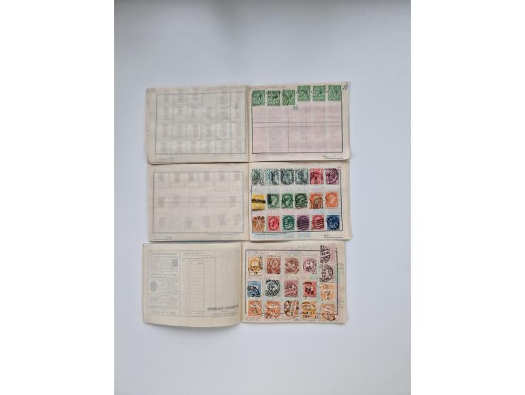 1900/1950(ca.), interessante Partie mit über 100 Briefen, dabei bessere, außerdem diverse alter Auswahlhefte, dabei teils Aus