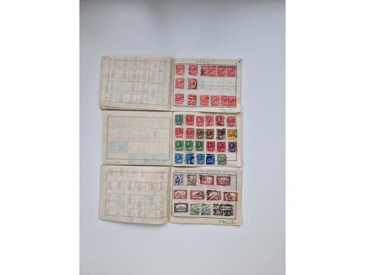 1900/1950(ca.), interessante Partie mit über 100 Briefen, dabei bessere, außerdem diverse alter Auswahlhefte, dabei teils Aus