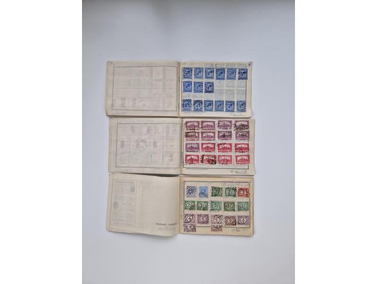 1900/1950(ca.), interessante Partie mit über 100 Briefen, dabei bessere, außerdem diverse alter Auswahlhefte, dabei teils Aus