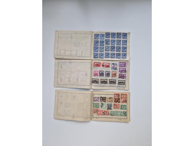 1900/1950(ca.), interessante Partie mit über 100 Briefen, dabei bessere, außerdem diverse alter Auswahlhefte, dabei teils Aus