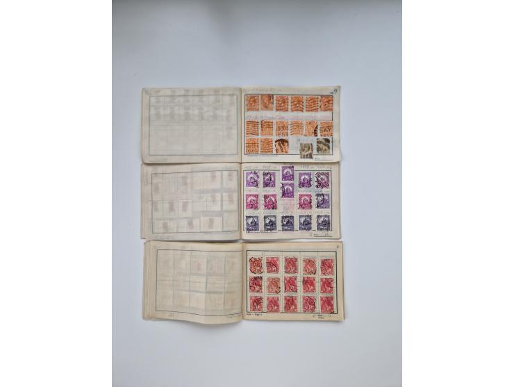 1900/1950(ca.), interessante Partie mit über 100 Briefen, dabei bessere, außerdem diverse alter Auswahlhefte, dabei teils Aus