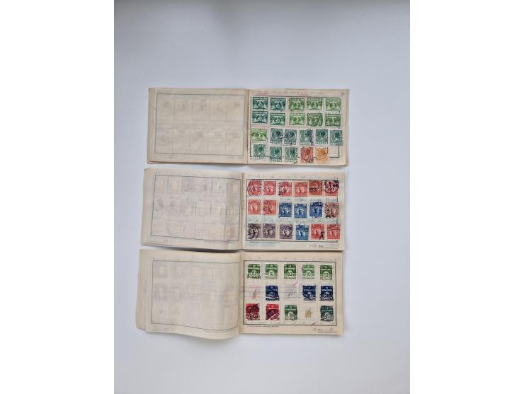 1900/1950(ca.), interessante Partie mit über 100 Briefen, dabei bessere, außerdem diverse alter Auswahlhefte, dabei teils Aus