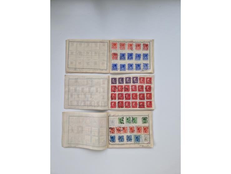 1900/1950(ca.), interessante Partie mit über 100 Briefen, dabei bessere, außerdem diverse alter Auswahlhefte, dabei teils Aus