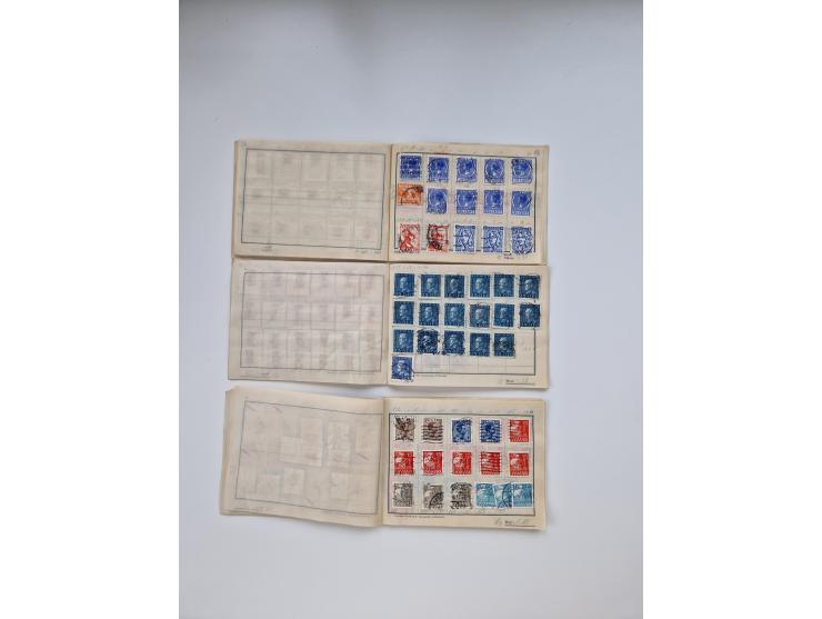 1900/1950(ca.), interessante Partie mit über 100 Briefen, dabei bessere, außerdem diverse alter Auswahlhefte, dabei teils Aus