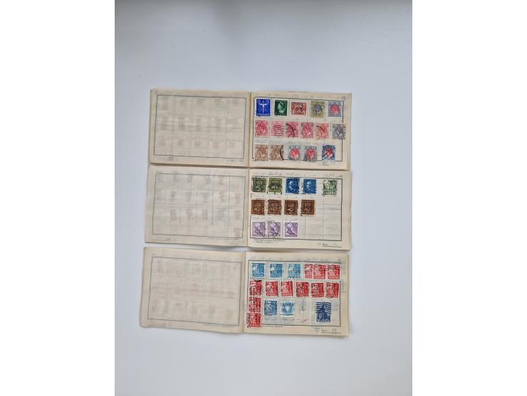 1900/1950(ca.), interessante Partie mit über 100 Briefen, dabei bessere, außerdem diverse alter Auswahlhefte, dabei teils Aus