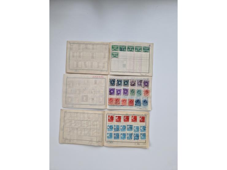 1900/1950(ca.), interessante Partie mit über 100 Briefen, dabei bessere, außerdem diverse alter Auswahlhefte, dabei teils Aus