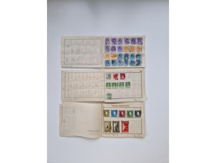 1900/1950(ca.), interessante Partie mit über 100 Briefen, dabei bessere, außerdem diverse alter Auswahlhefte, dabei teils Aus