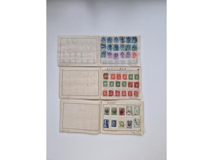 1900/1950(ca.), interessante Partie mit über 100 Briefen, dabei bessere, außerdem diverse alter Auswahlhefte, dabei teils Aus