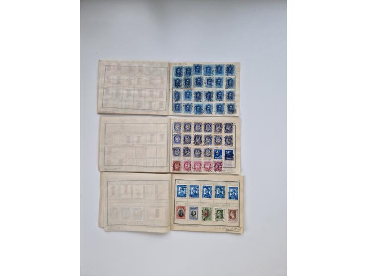 1900/1950(ca.), interessante Partie mit über 100 Briefen, dabei bessere, außerdem diverse alter Auswahlhefte, dabei teils Aus