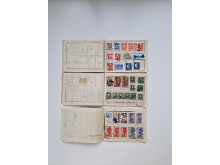 1900/1950(ca.), interessante Partie mit über 100 Briefen, dabei bessere, außerdem diverse alter Auswahlhefte, dabei teils Aus