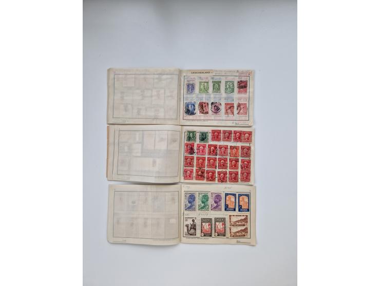 1900/1950(ca.), interessante Partie mit über 100 Briefen, dabei bessere, außerdem diverse alter Auswahlhefte, dabei teils Aus