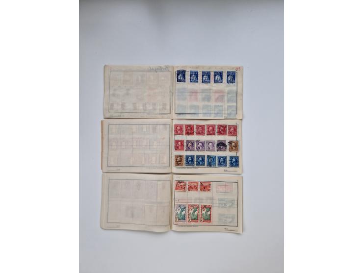 1900/1950(ca.), interessante Partie mit über 100 Briefen, dabei bessere, außerdem diverse alter Auswahlhefte, dabei teils Aus